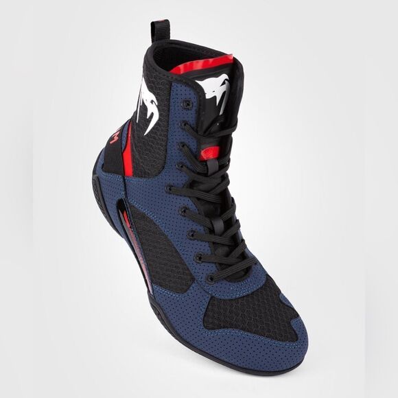 Venum Elite Boxing Shoes - Black/Blue/Red - Size 11.5 - Picture 7 of 14